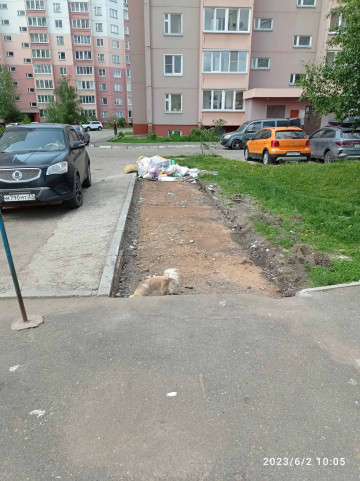 Демонтаж контейнерной площадки